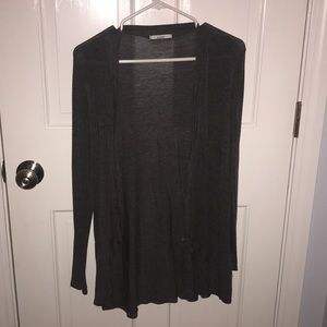 Grey, long sleeved cardigan, size small